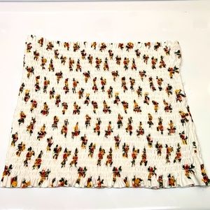 Tres Bien ruched tube top NWT